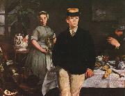 The Luncheon in the Studio Edouard Manet